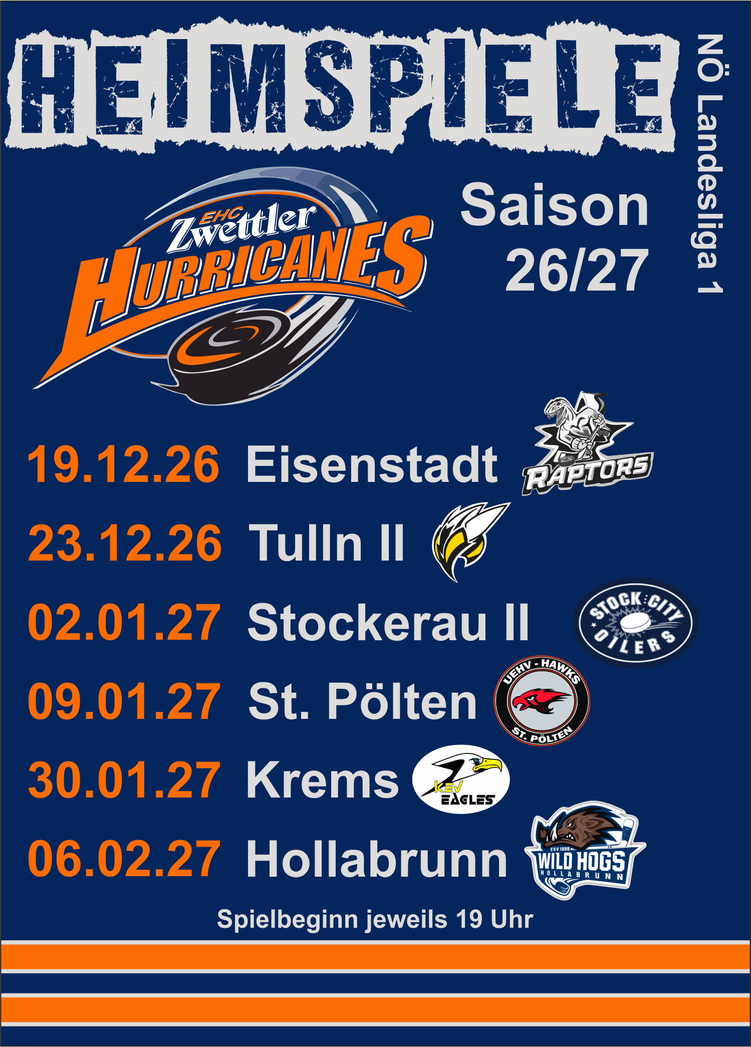 Heimspieltermine